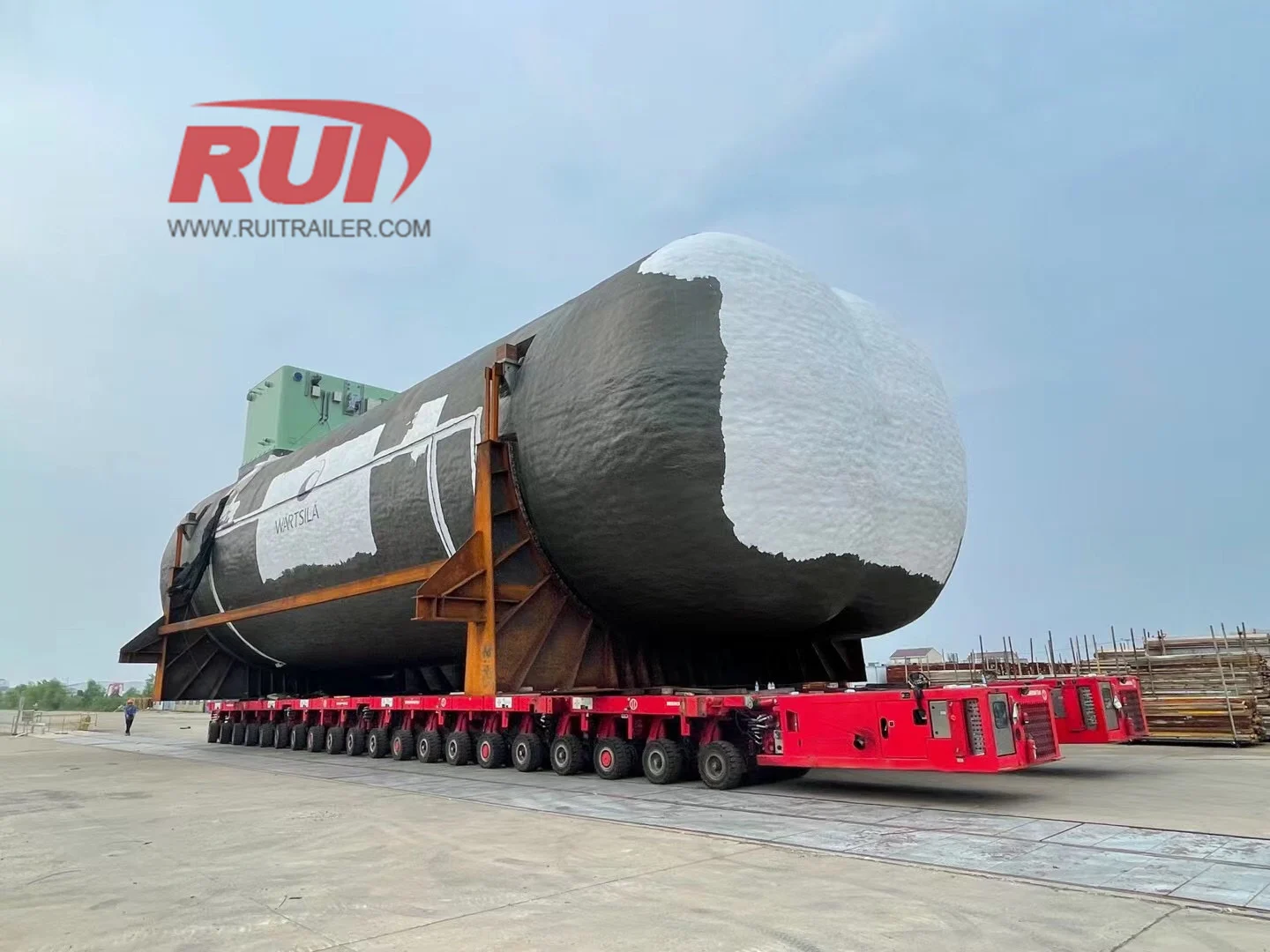 Bridge heavy haul modular trailer