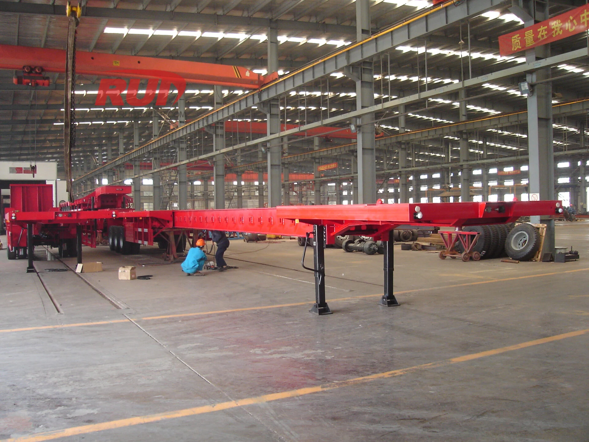 Customized multifunctional hydraulic modular trailers