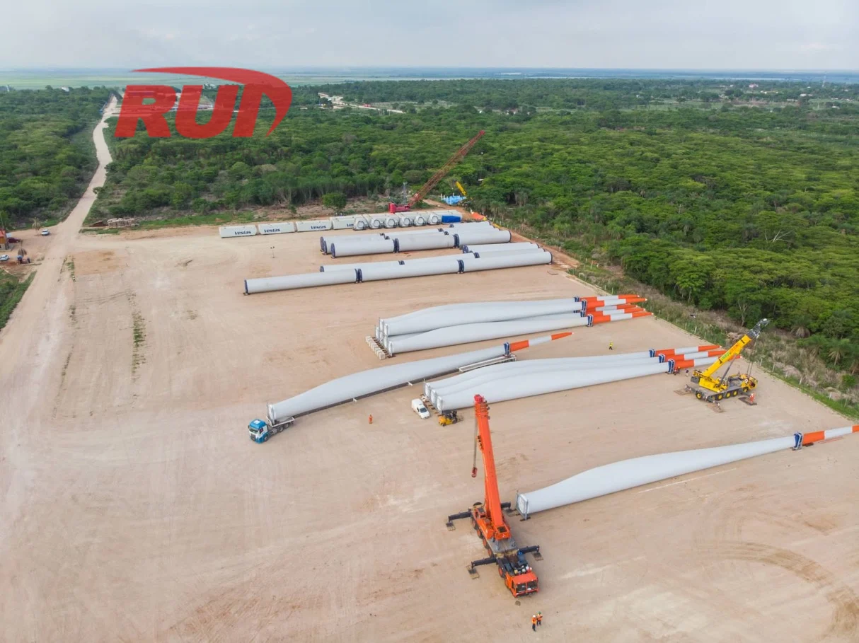 Customized RUITRAILER flatbed trailer for specialized transport