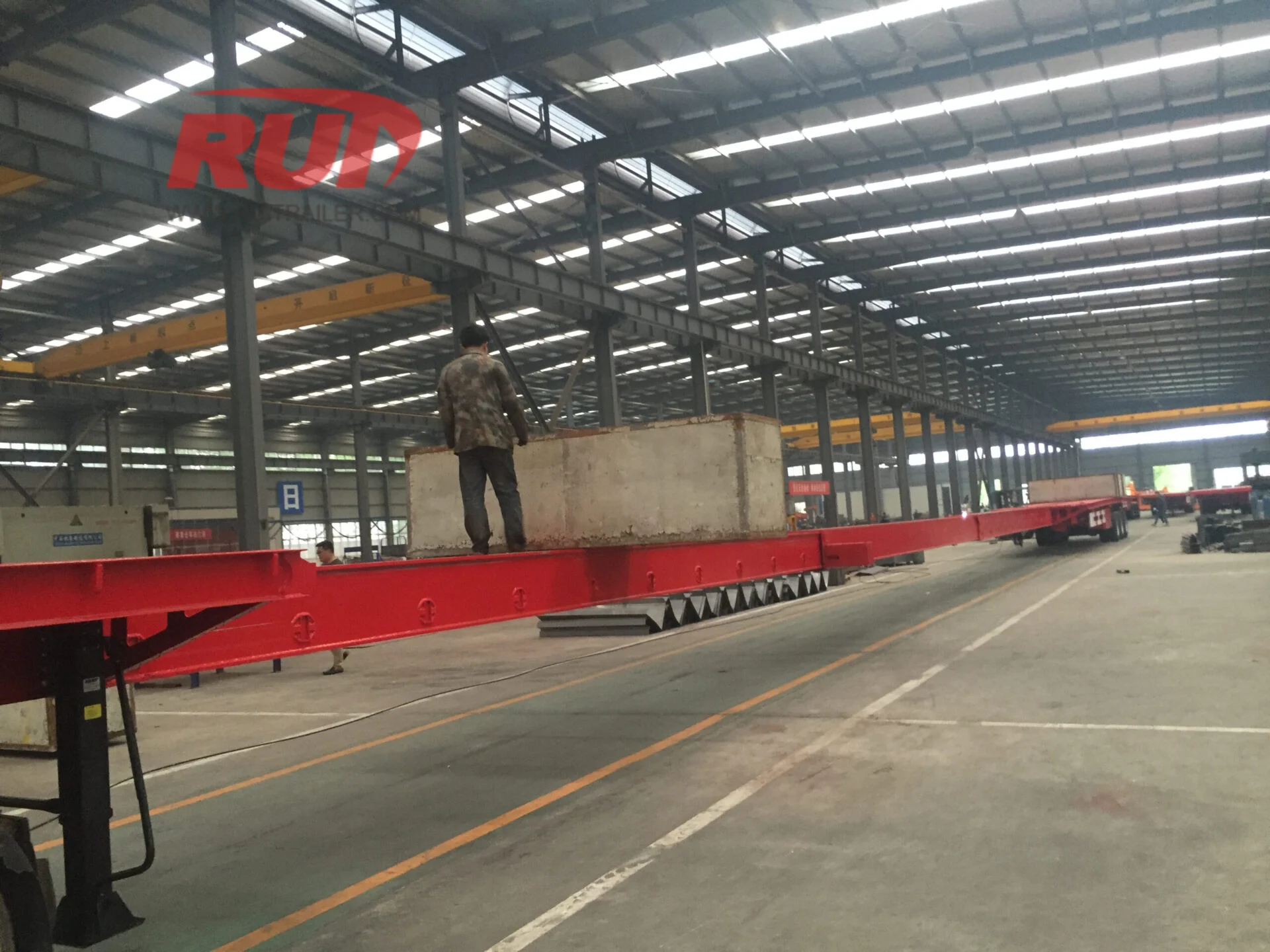 Extendable Wind Turbine Blade Trailer