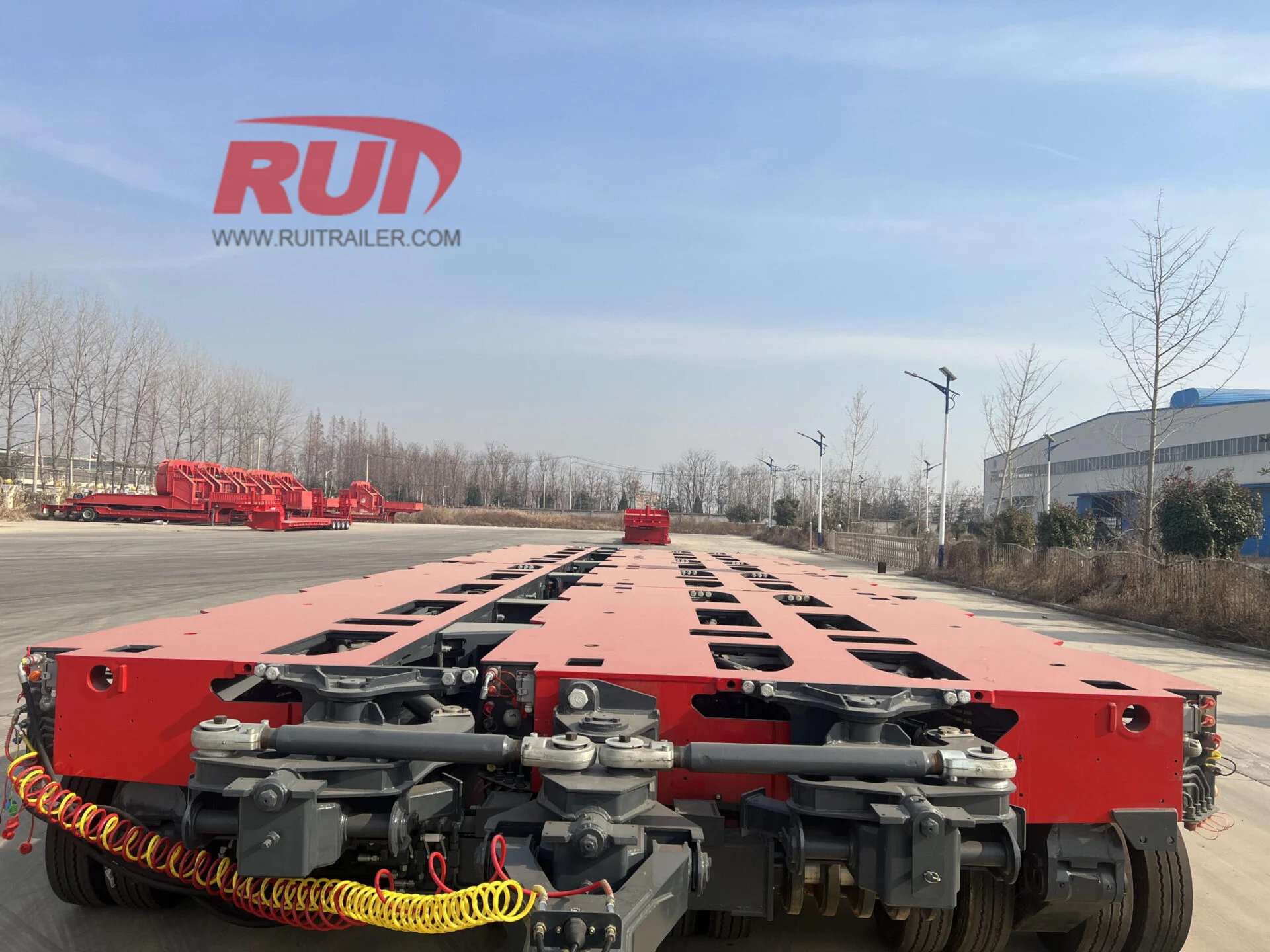 Remorque lourde en environnement industriel