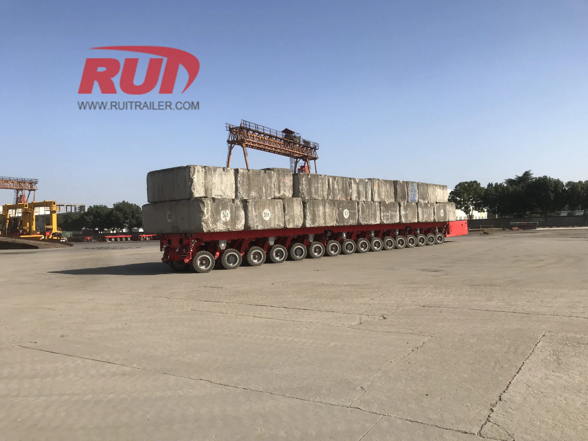 Heavy load self-propelled modular transporter