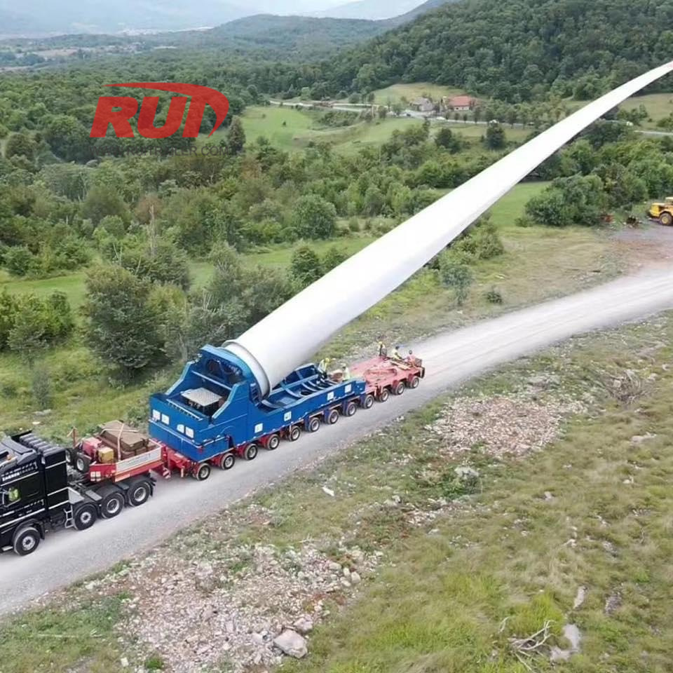 Blade Lifter System with modular trailer