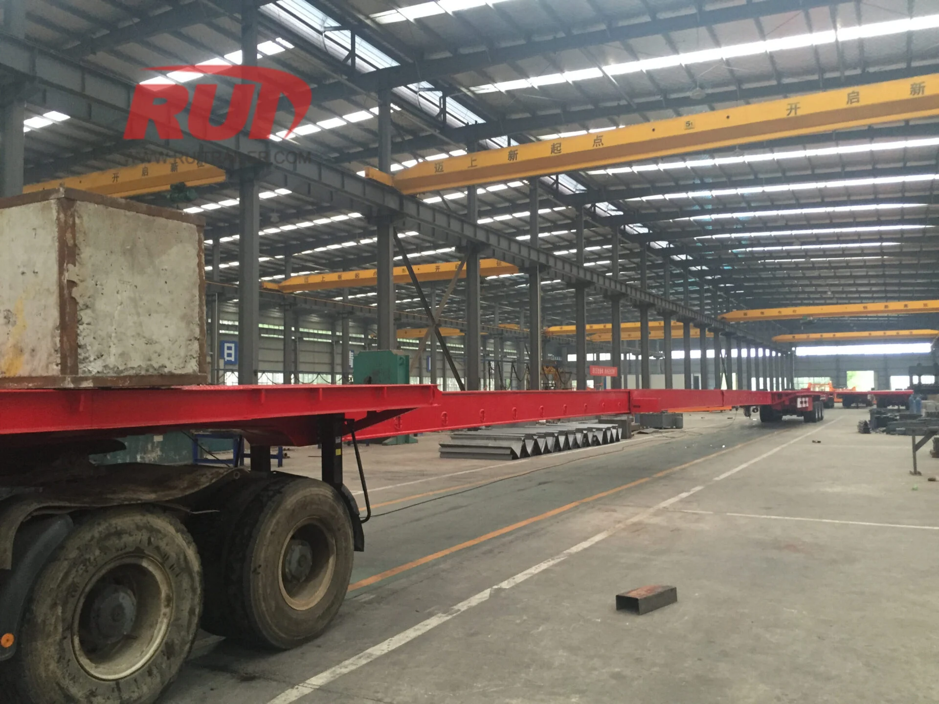 Hydraulic Extendable Low Bed Trailer for Wind Blade Carrier
