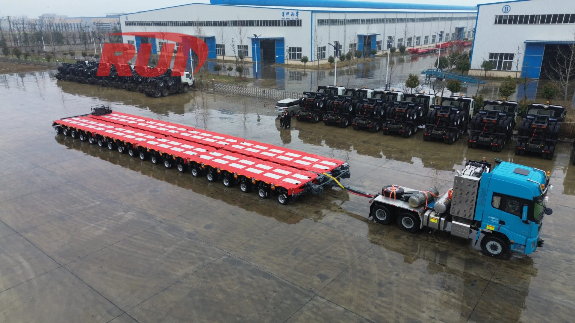 Hydraulic Modular Trailer in heavy duty transport
