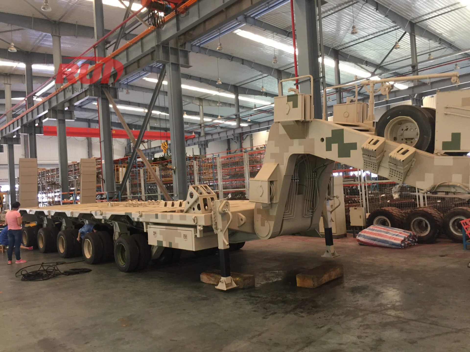 Hydraulic Modular Trailer Production