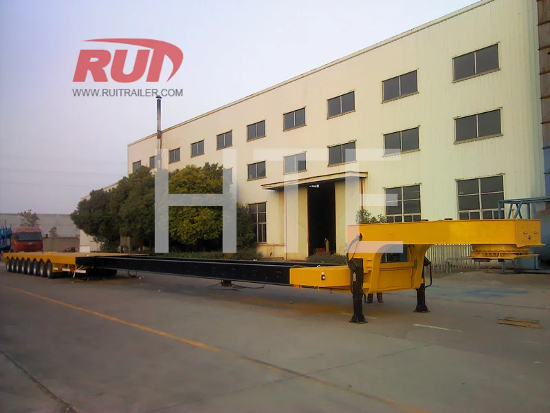Multi Axle Low Bed Trailer for Heavy Equipment Transport