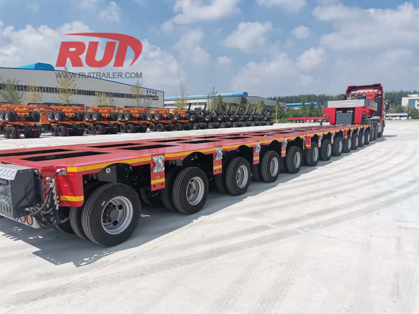 Paired schematic visual of trailer support system and adjustable wheel track