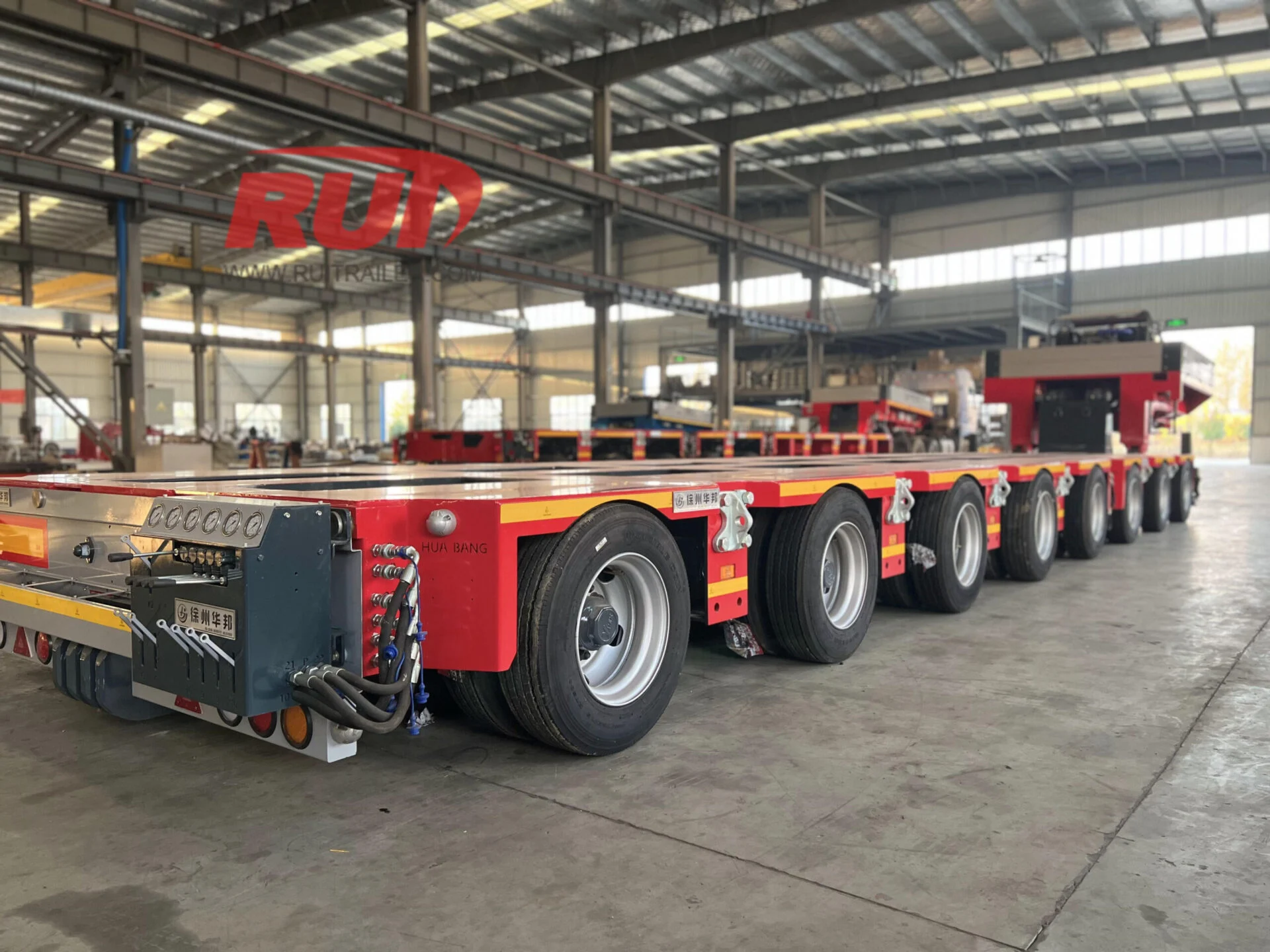 Trailer with corrosion resistant materials