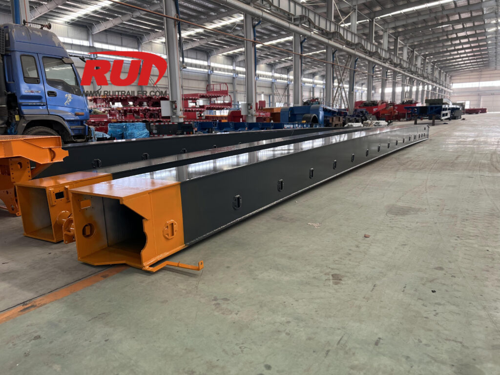 3 section wind blade trailer