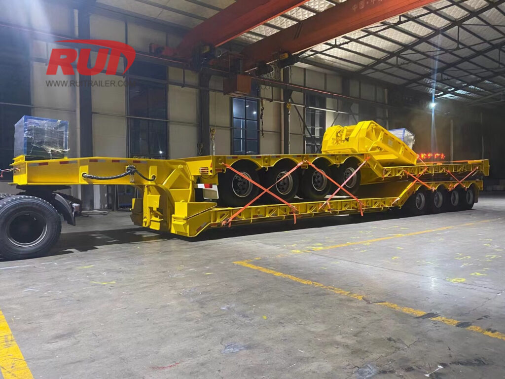 Remorque RGN à 4 essieux