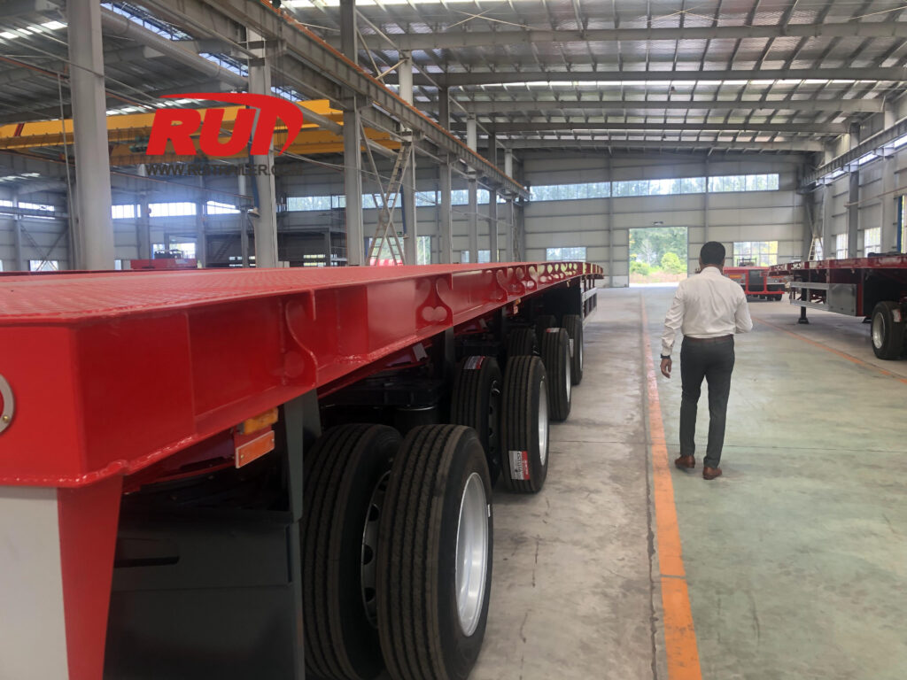4 axle wind blade trailer