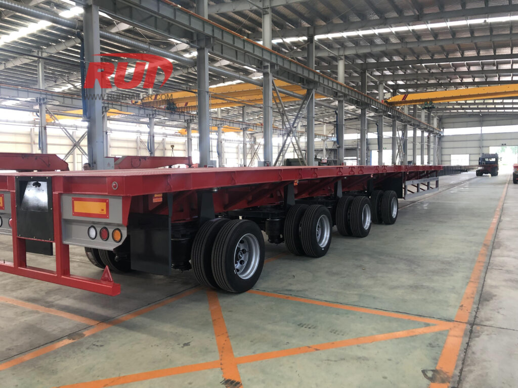70m extendable wind blade trailer