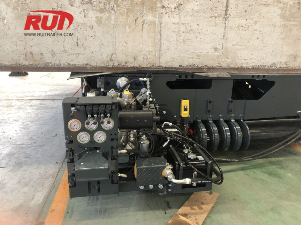 modüler römork yükleme testi