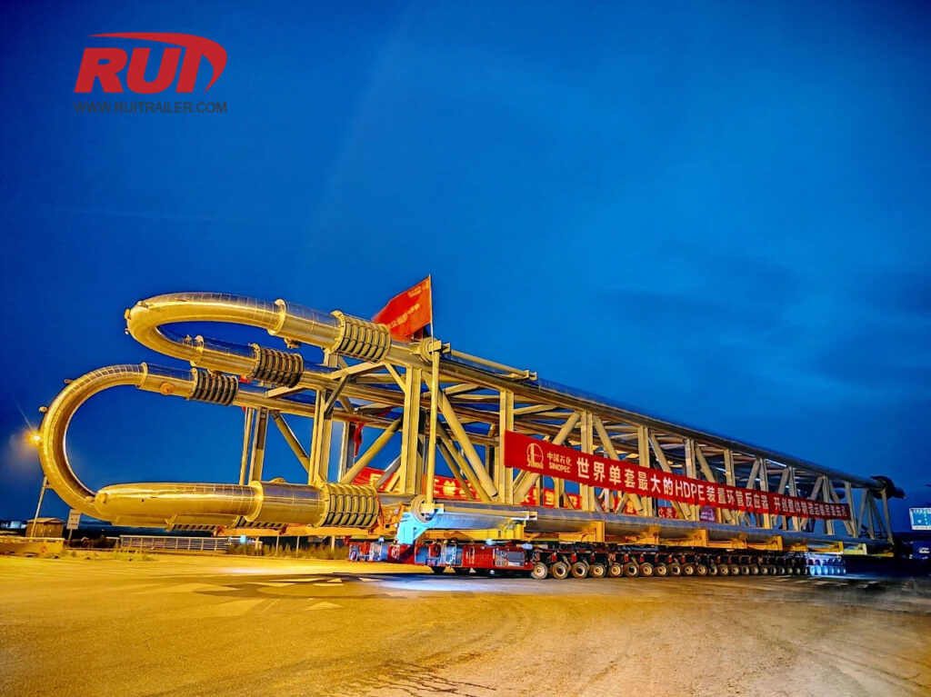 plateforme modulaire pour remorque spmt