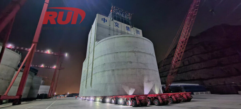 Transporteur modulaire autopropulsé (SPMT) Ruitrailer