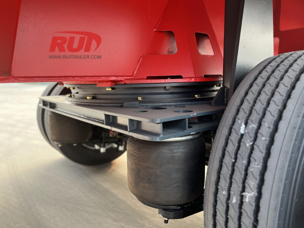 reliable air suspension for smooth transport