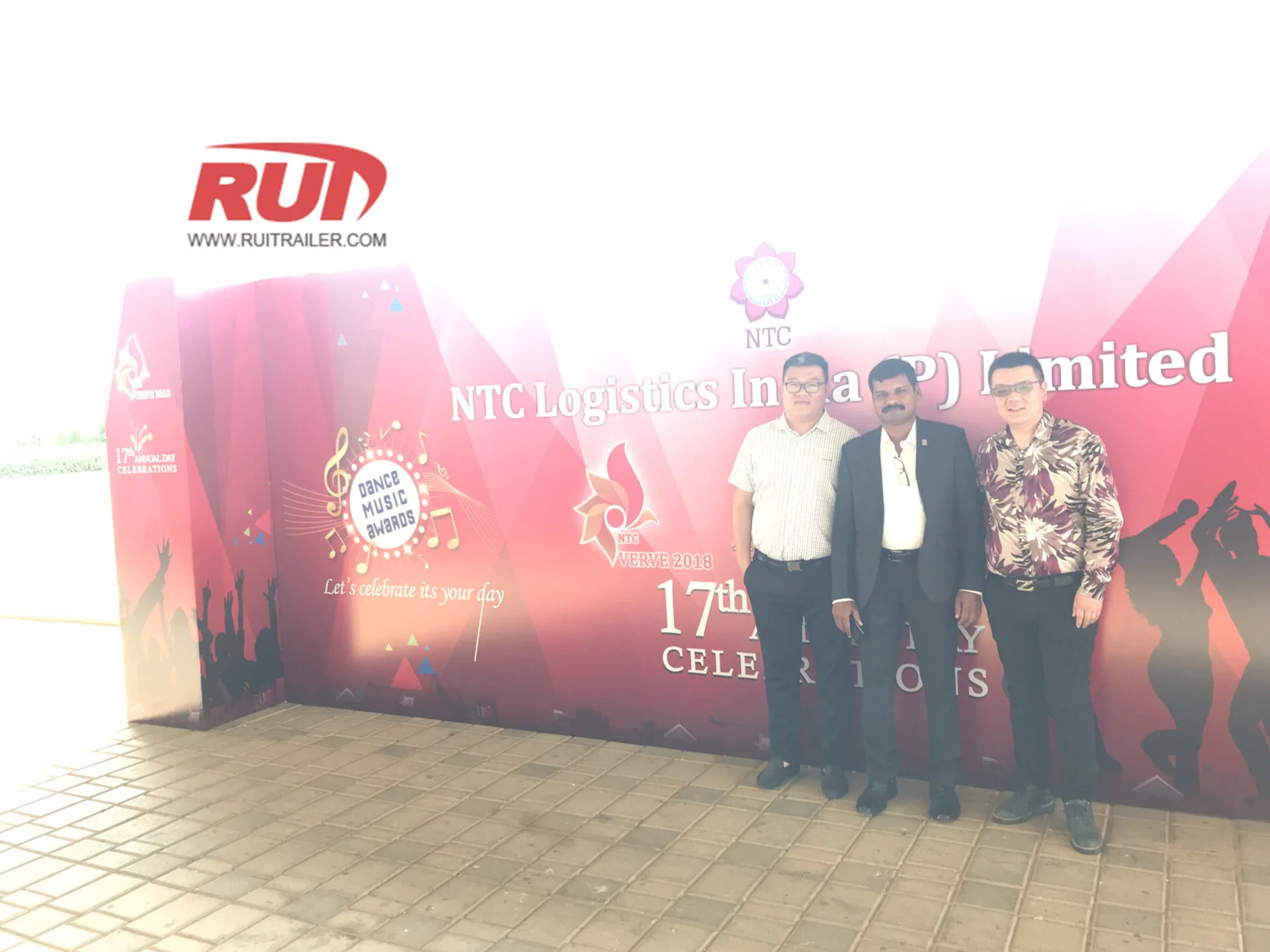 Team celebrating logistics milestone