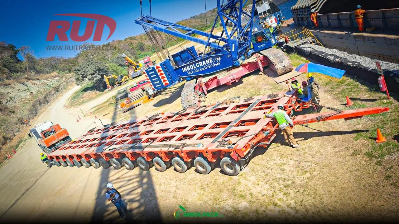 Logistics truck on highway