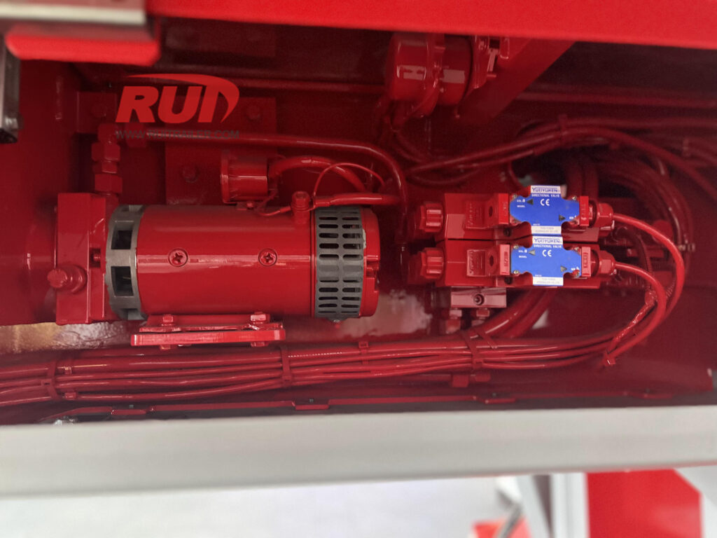 power motor for wind blade trailer