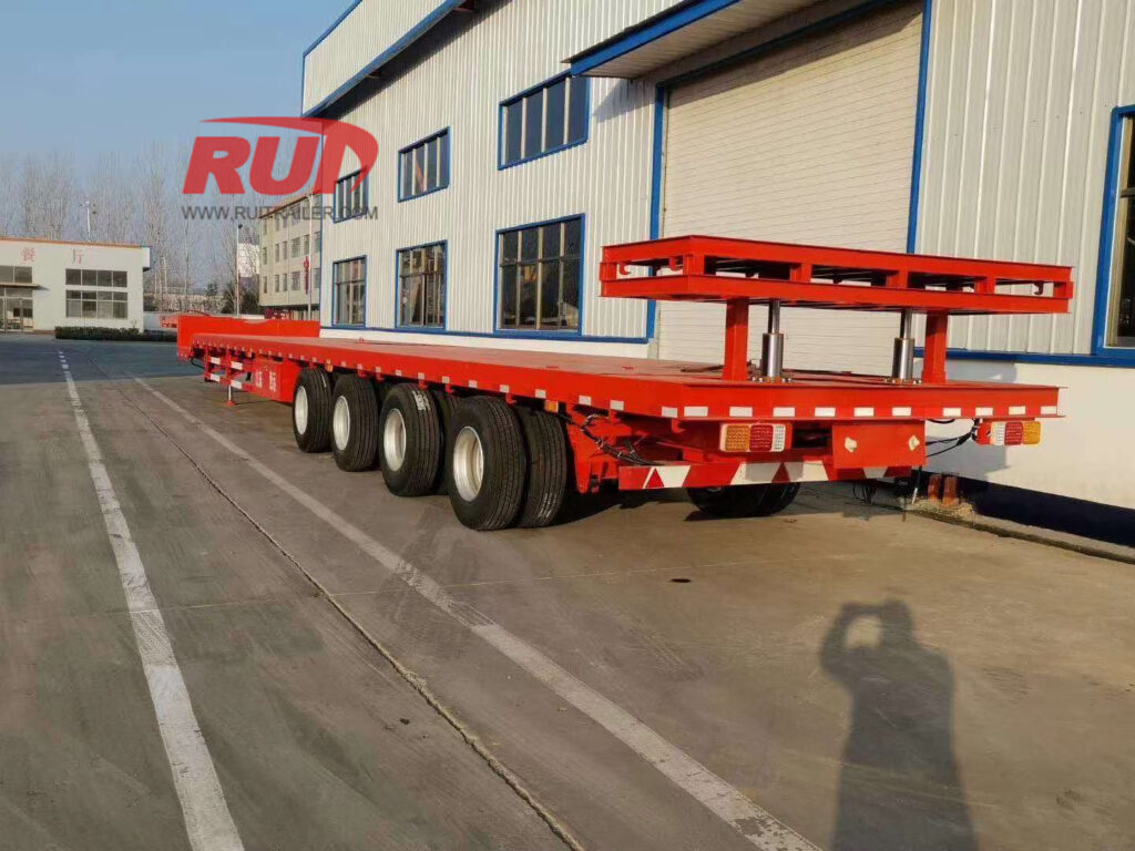 wind blade trailer lifting system