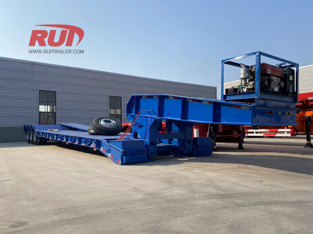 Remorque à couplage amovible de 50 tonnes