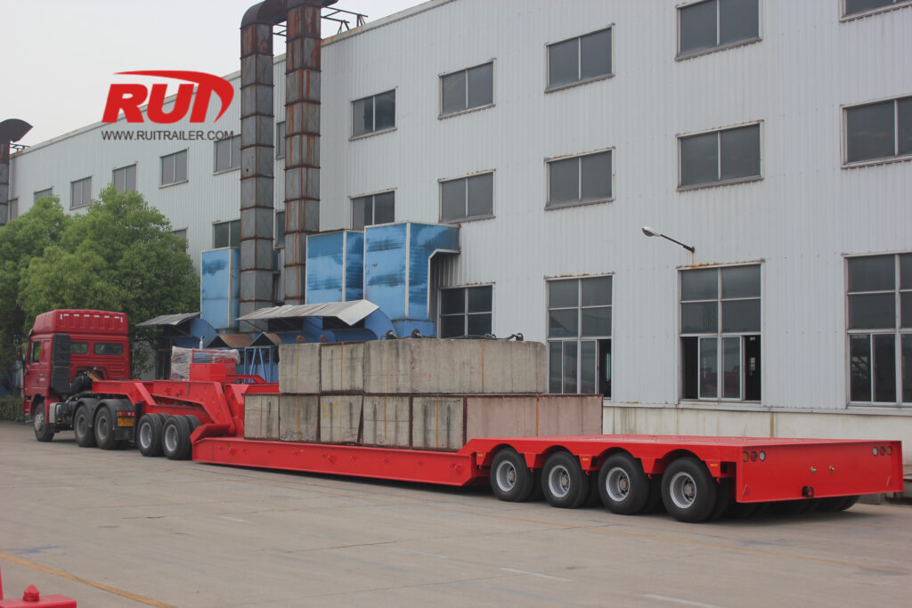 RGN Çıkarılabilir Burgu Römork Kılavuzu Özellikler ve Kullanımlar ön yükleme çıkarılabilir boğazlı römork yükleme testi