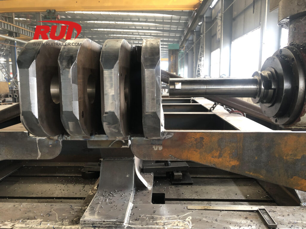 goldhofer modular trailer milling work