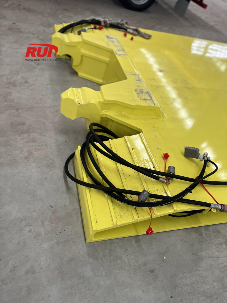 rgn loading ramp for modular trailer