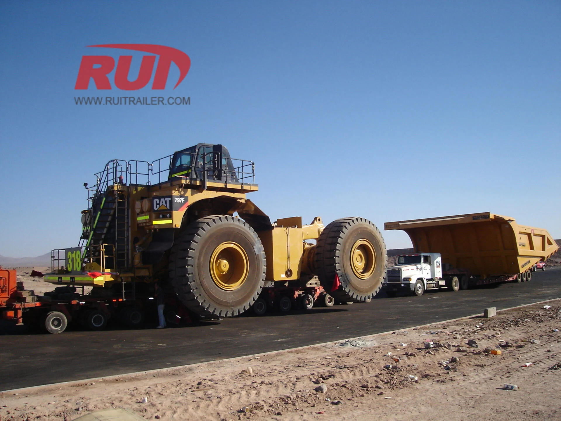 Enhanced safety during transportation of heavy equipment