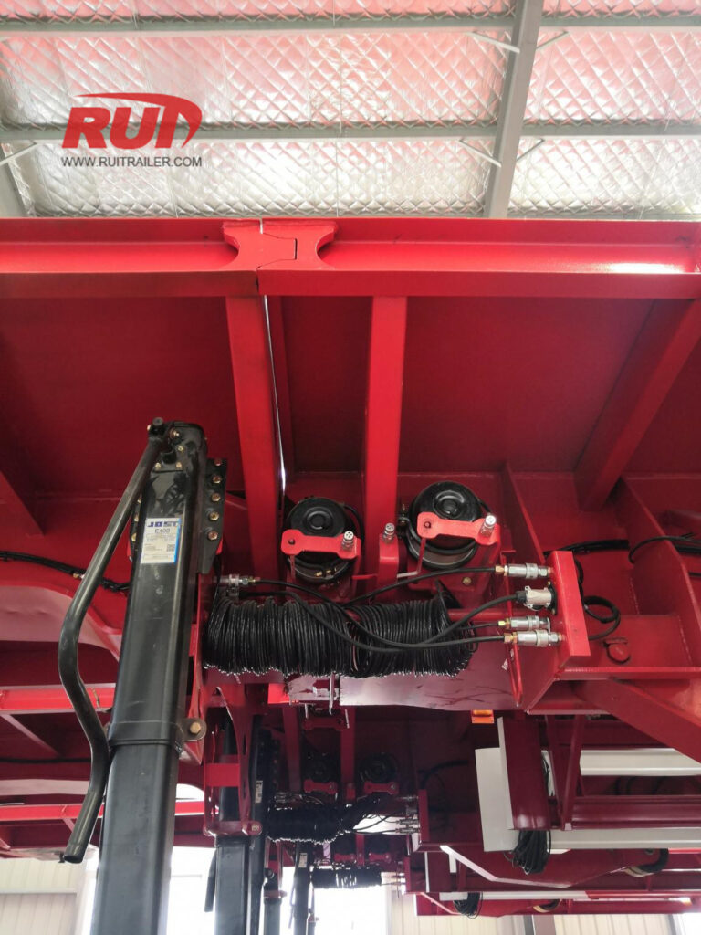 extendable trailer extendable trailer pneumatic locking pins