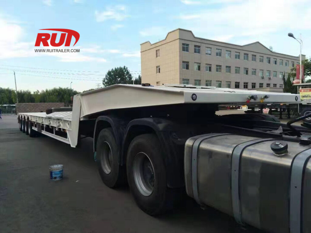 RGN Çıkarılabilir Burgu Römork Kılavuzu Özellikler ve Kullanımlar ön yükleme hidrolik çıkarılabilir boğazlı römork