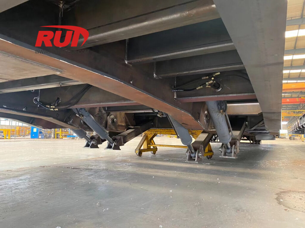 front loading low loader use high tensile structure steel