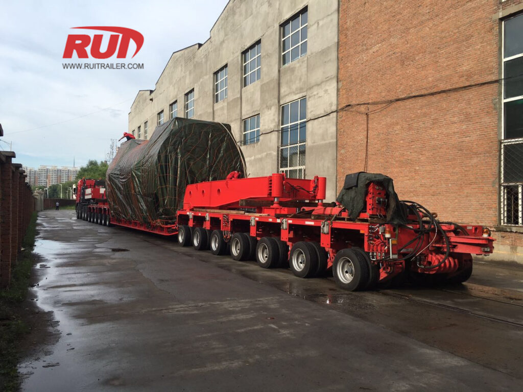 Remorque modulaire Goldhofer pour transport routier