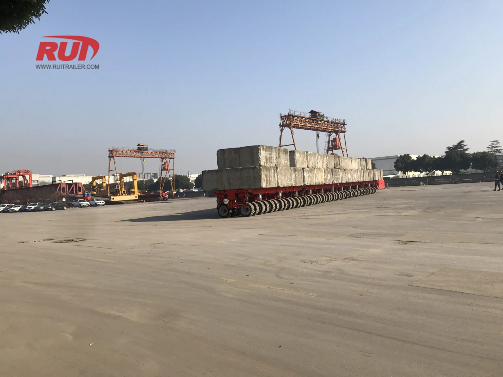 Semirreboque para cargas pesadas