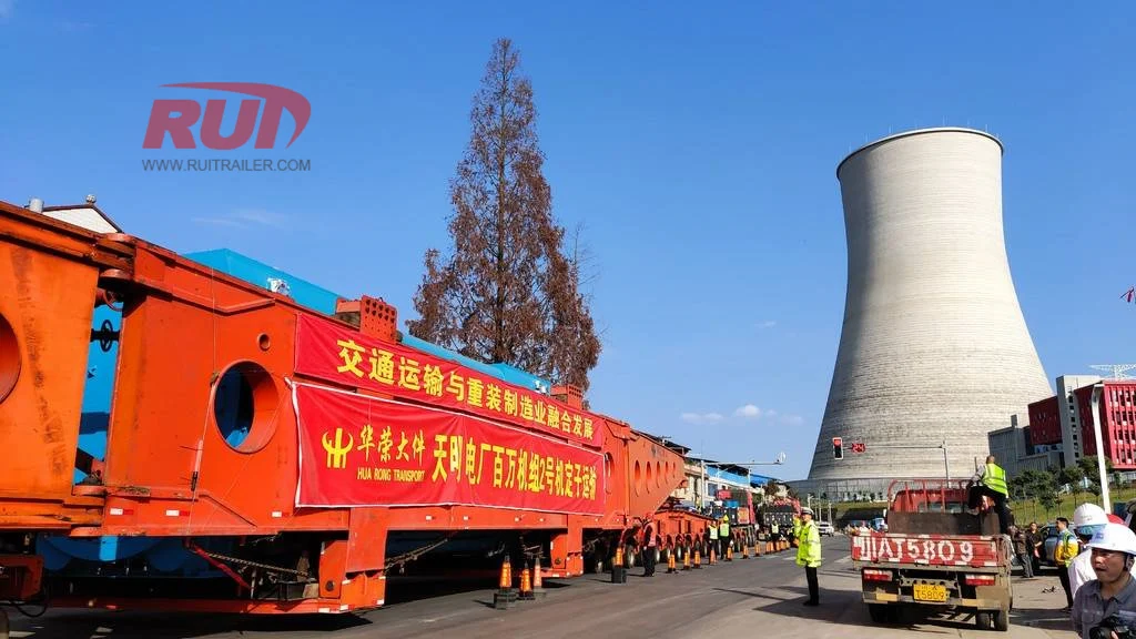 Heavy load transport with modular equipment