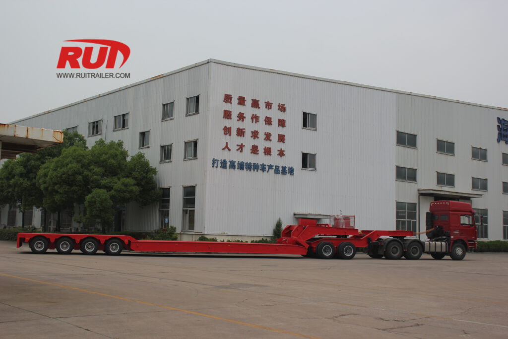 RGN Çıkarılabilir Burgu Römork Kılavuzu Özellikler ve Kullanımlar hidrolik çıkarılabilir boğazlı düşük yataklı römork