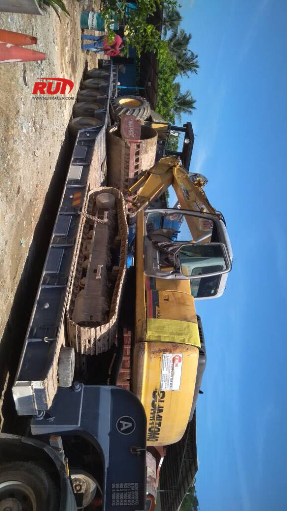 RGN Çıkarılabilir Burgu Römork Kılavuzu Özellikler ve Kullanımlar hidrolik çıkarılabilir boğazlı römork kazıcı yükleyici yükleme