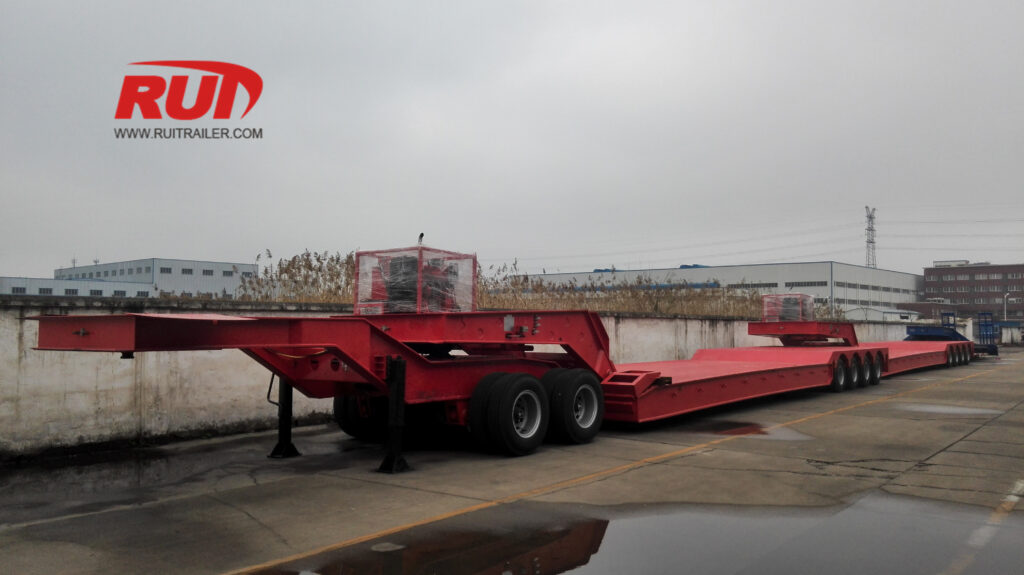 hydraulic removable gooseneck lowboy trailer