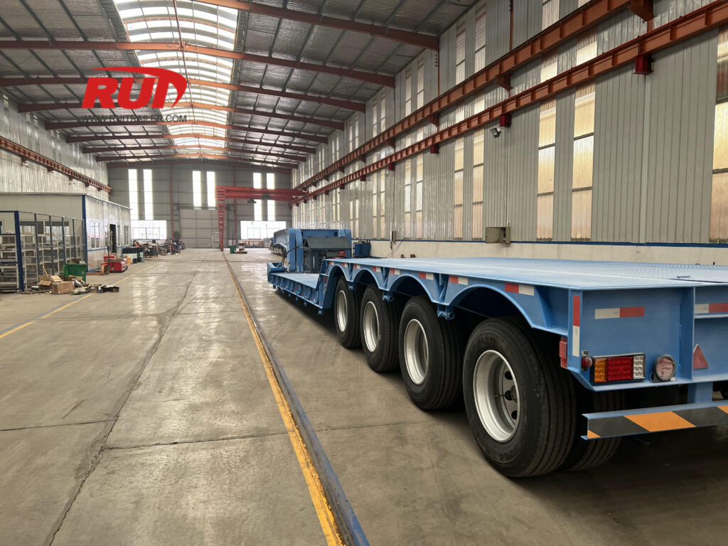 quad axle removable gooseneck trailer