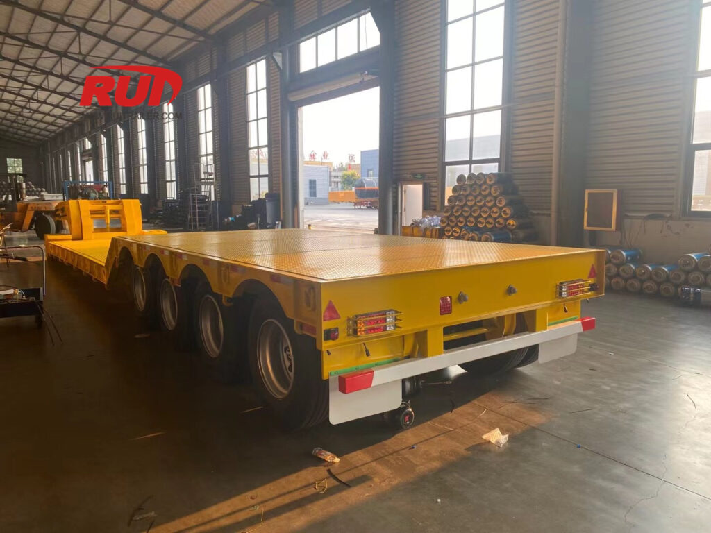 removable gooseneck trailer for delivery