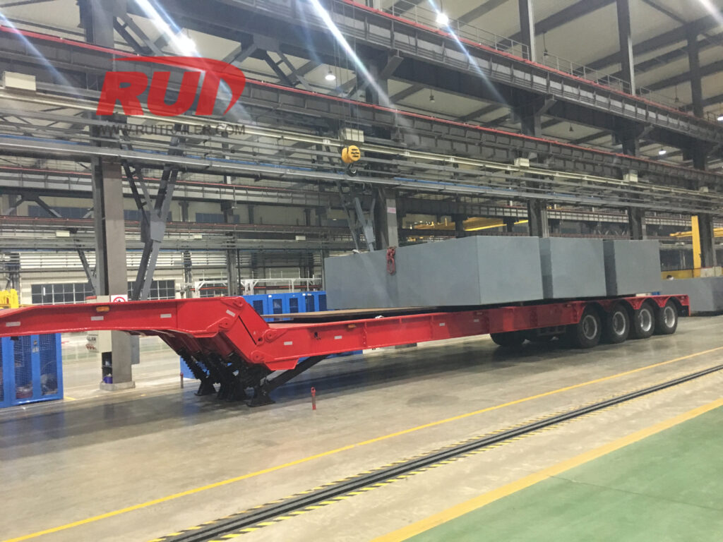 reboque de pescoço de ganso dobrável hidráulico ruitrailer fhr RUITRAILER hydraulic folding gooseneck trailer