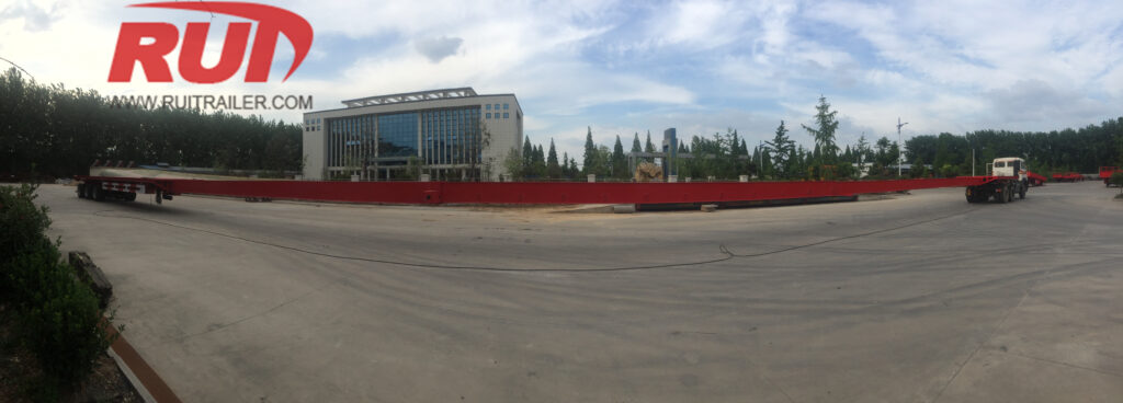 stretch trailers in full extend