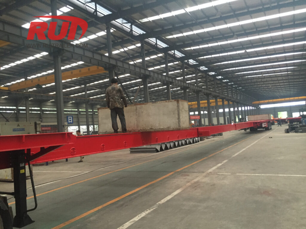 stretch trailers loading test