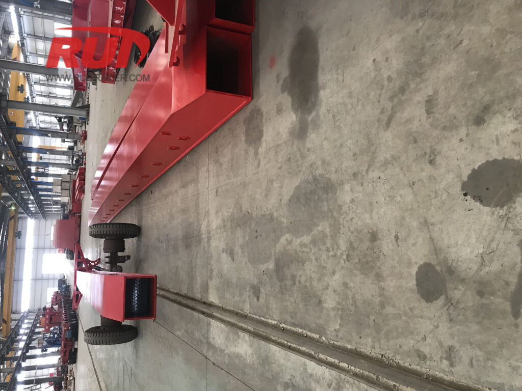 telescopic boom extendable trailer