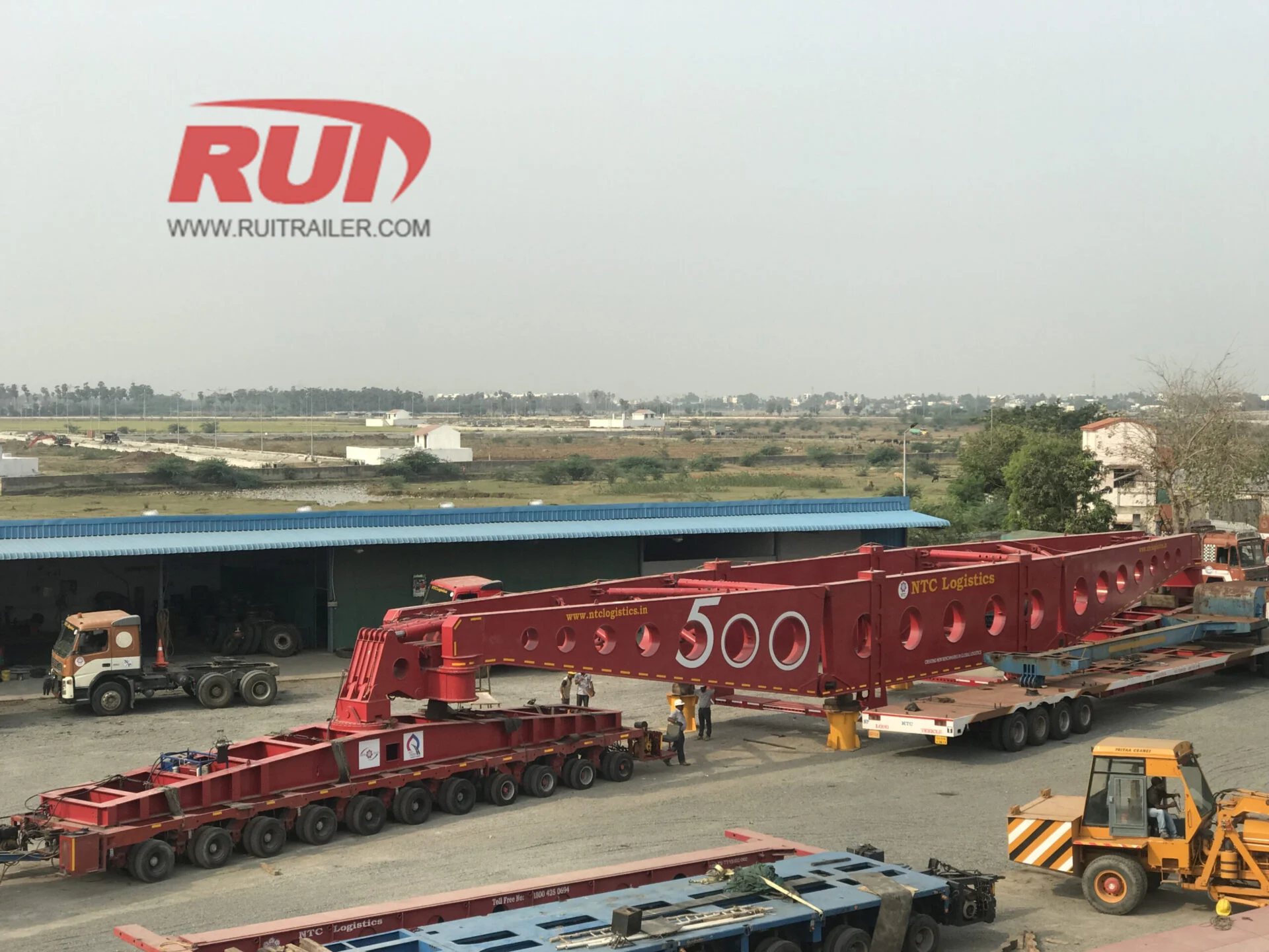 Transporting Large Bridge Precast Components