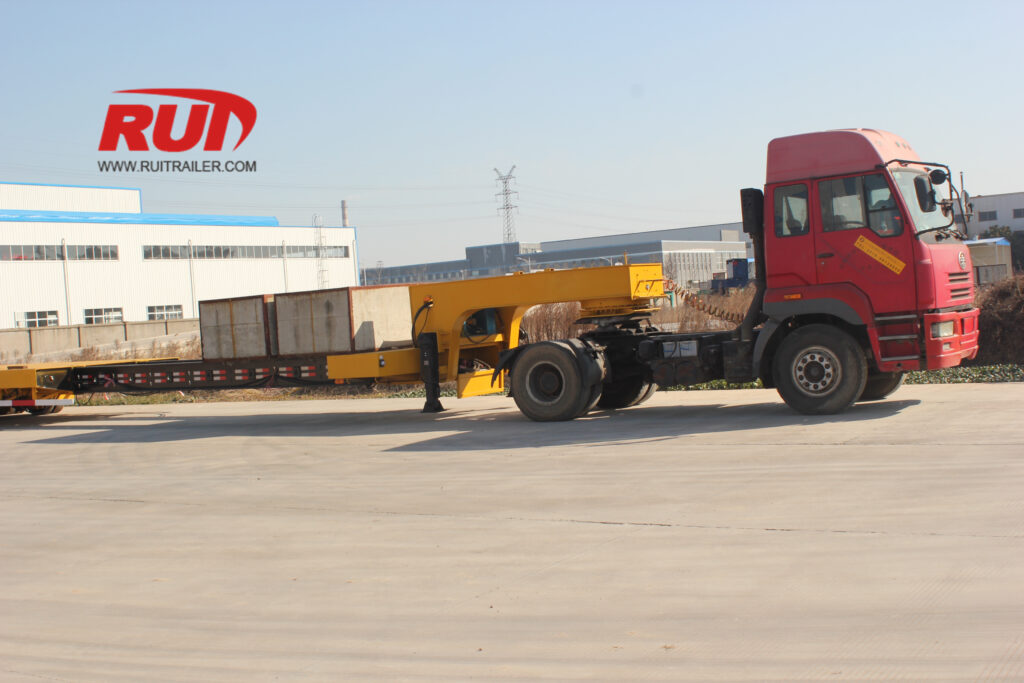 مقطورة رويتريلر ذات العنق الثابت منخفضة الارتفاع