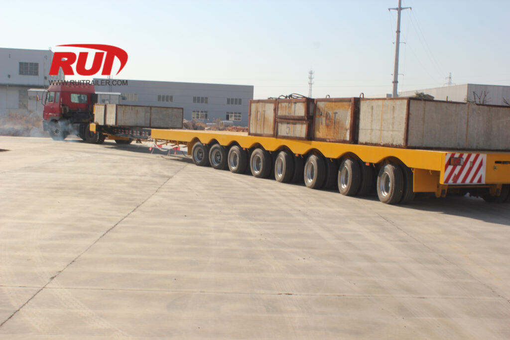 مقطورة الحمولة الثقيلة ذات المحاور المتعددة