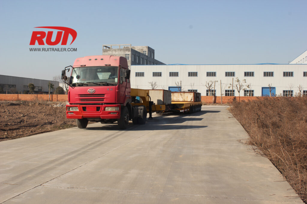 مقطورة نصف مقطورة الحمولة الثقيلة