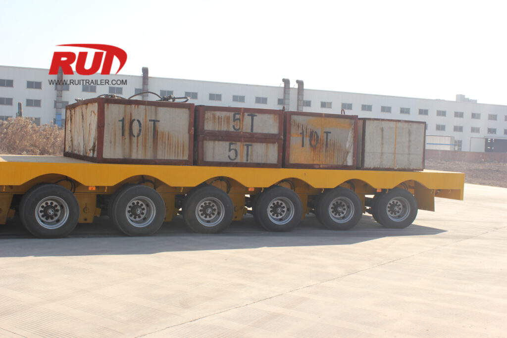 مقطورة الحمولة الثقيلة للأحمال ذات الحجم الكبير